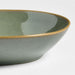 Marin Sage Green Stoneware Low Bowl