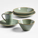 Marin Sage Green Stoneware Low Bowl