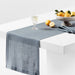 Marin 120" Slate Blue EUROPEAN FLAX -Certified Linen Table Runner
