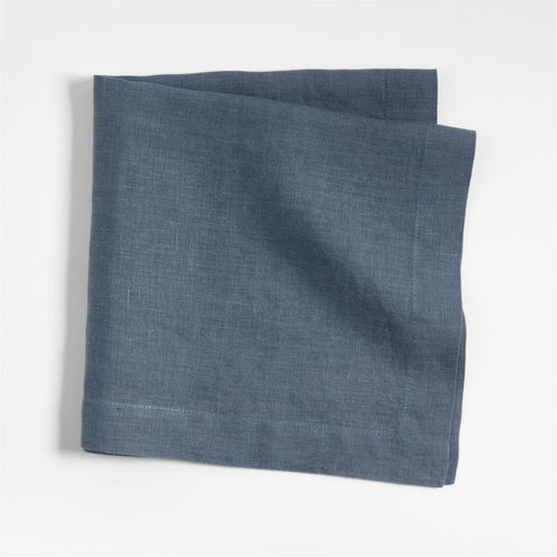 Marin Slate Blue EUROPEAN FLAX -Certified Linen Napkin