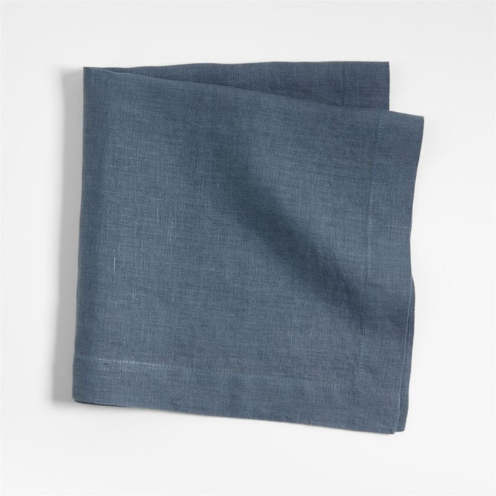 Marin Slate Blue EUROPEAN FLAX -Certified Linen Napkin