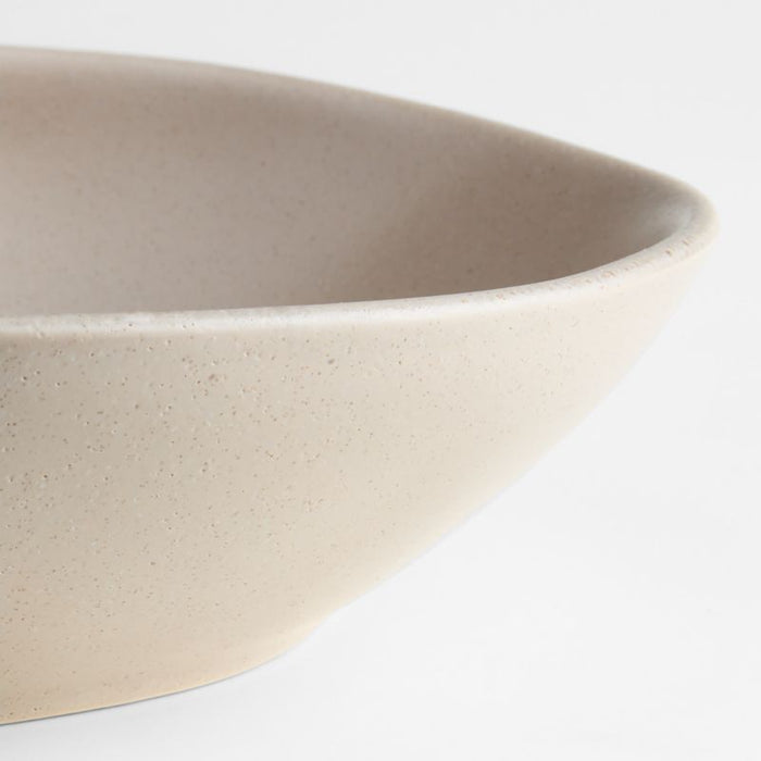 Marin Sand Stoneware Low Bowl