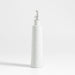 Marin White Stoneware Oil Cruet With Silicone Spout