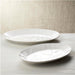 Marin White Small Oval Serving Platter