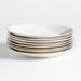 Marin White Stoneware Dinner Plate