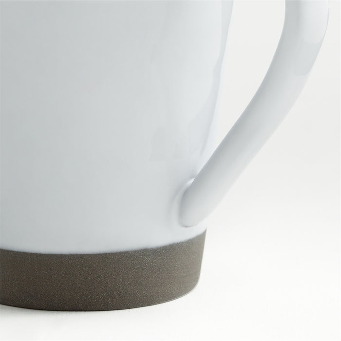 Marin White Recycled Stoneware Mug