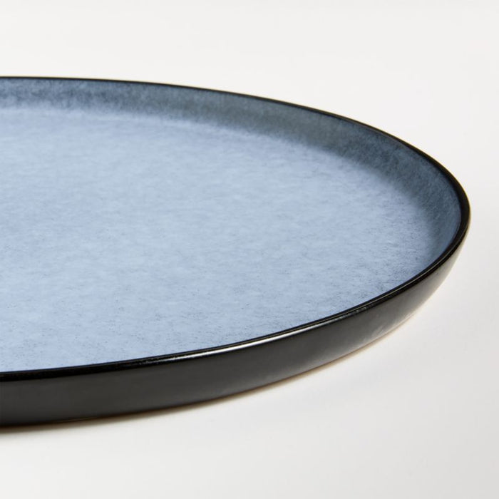 Mercer Arctic Blue Recycled Stoneware Dinner Plate