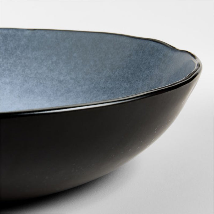 Mercer Arctic Blue Recycled Stoneware Serving Bowl