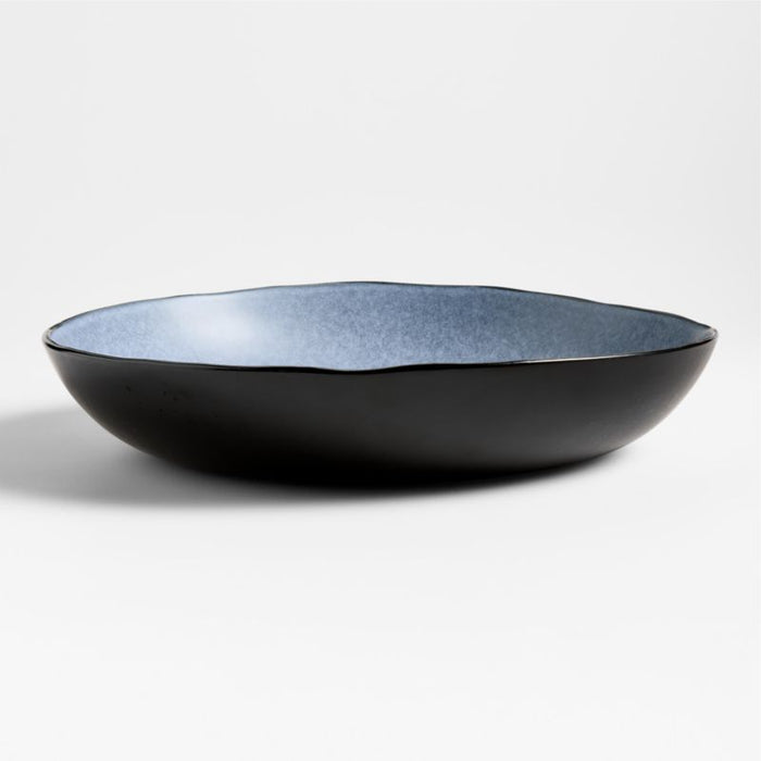 Mercer Arctic Blue Recycled Stoneware Serving Bowl