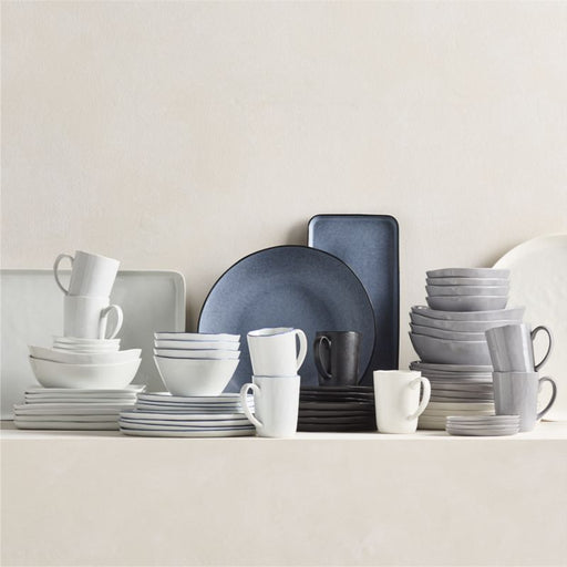 Mercer Arctic Blue Recycled Stoneware Dinner Plate