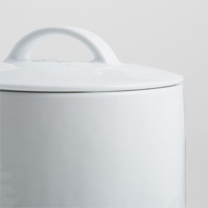 Mercer White Porcelain Large Canister