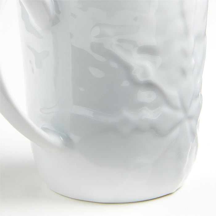 Mercer Snowflake Porcelain Mug