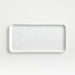 Mercer White Rectangular Porcelain Plate