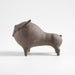 Large Metal Buffalo Decorative Sculpture 9"