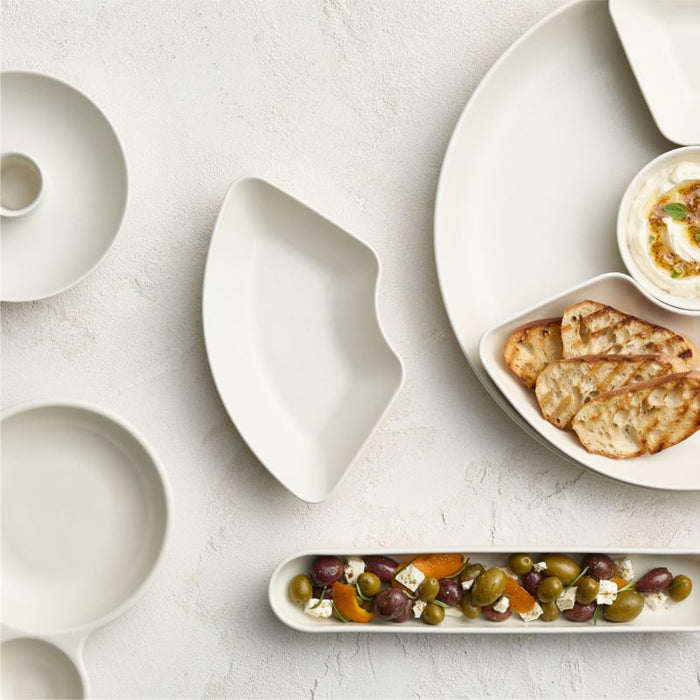 Mezze Ceramic Tapas Long Olive Dish