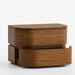 Milano 28" Natural Walnut Nightstand