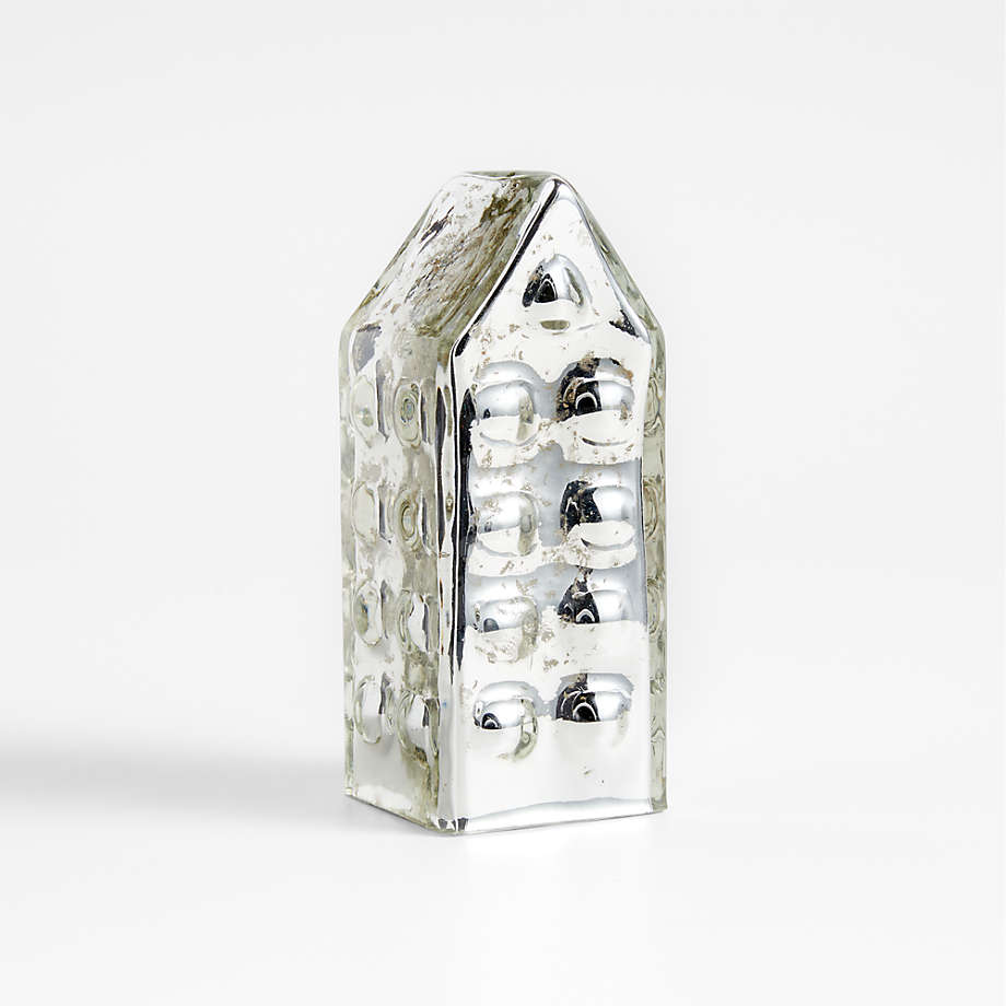 Large Mercury Glass Holiday House Crate and Barrel Philippines