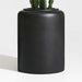 Modern Crock Tall Black Planter