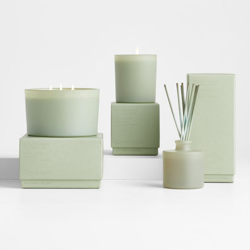 Monochrome No. 14 Matcha 3-Wick Scented Candle - Leaves, Vanilla and Sweet Grass
