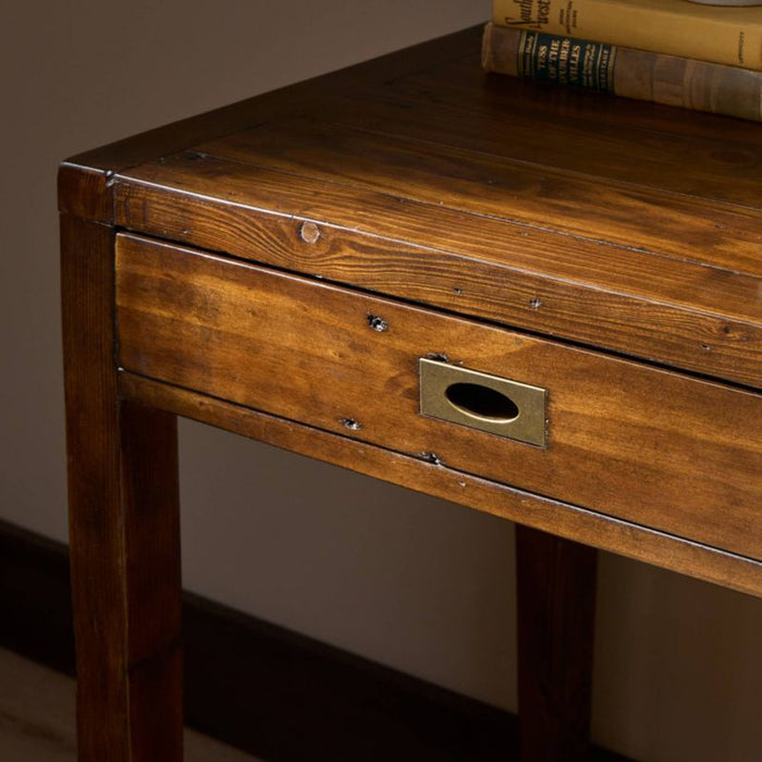Morris 48" Chocolate Brown Writing Desk