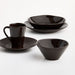 Marin Deep Brown Stoneware Salad Plate