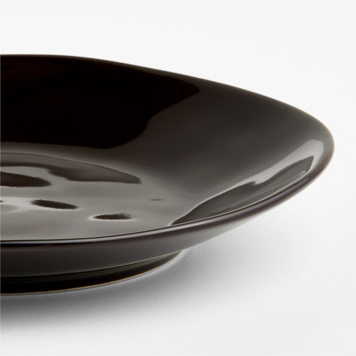 Marin Deep Brown Stoneware Salad Plate