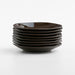 Marin Deep Brown Stoneware Salad Plate