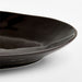 Marin Deep Brown Small Oval Stoneware Platter