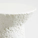 Nayarit 14" White Round Concrete Indoor/Outdoor Side Table