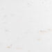 Nero 48" White Marble and White Metal Round Bistro Dining Table