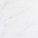 Nero 48" White Marble and White Metal Round Bistro Dining Table