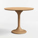 Nero 36" Natural Wood Round Bistro Dining Table
