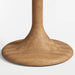 Nero 36" Natural Wood Round Bistro Dining Table