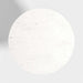 Nero 48" White Marble and White Metal Round Bistro Dining Table