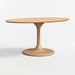 Nero 36" Natural Wood Round Bistro Dining Table