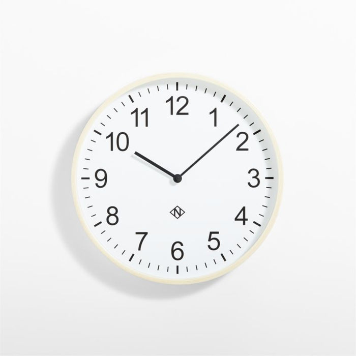 Newgate Light Wood Wall Clock