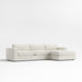 Oceanside 2-Piece Sectional Sofa with Chaise Lounge