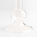 Ophelia Large Clear Glass Taper Holder 14"