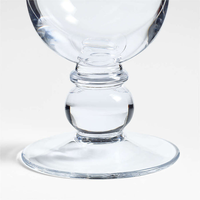 Ophelia Tall Clear Glass Bud Vase 8"