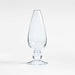 Ophelia Tall Clear Glass Bud Vase 8"