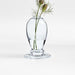 Ophelia Short Clear Glass Bud Vase 5"