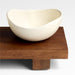 Orchard Footed Wood Board with Set of 3 Bowls