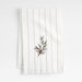 Organic Cotton Holiday Pine Green Sprig Hand Towel