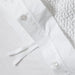 Organic Cotton Waffle Crisp White Full/Queen Duvet Cover