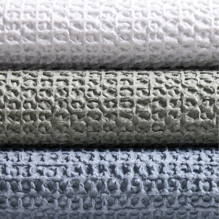 Organic Cotton Waffle Crisp White Full/Queen Duvet Cover