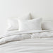 Cozysoft Organic Cotton Jersey Heathered Ivory Queen Bed Sheet Set