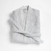 Organic Small/Medium Turkish Cotton Grey Fleck Bathrobe