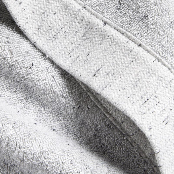 Organic Small/Medium Turkish Cotton Grey Fleck Bathrobe