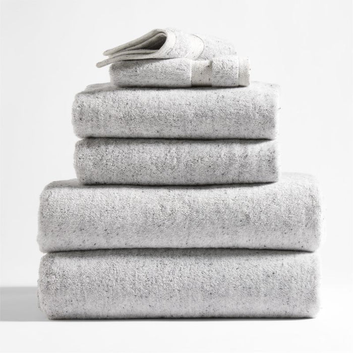 Organic Turkish Cotton Grey Fleck Bath Sheet