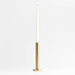 Orion Large Brass Finish Taper Candle Holder